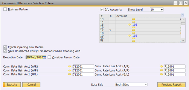 SAP - Conversion Diffrences – Doubleclick Consulting Limited